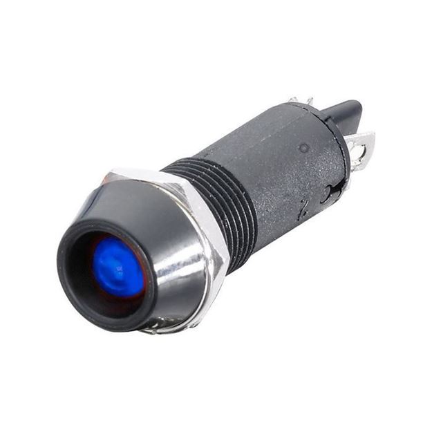 Picture of Blue Indicator Light - 125V with 5" Leads