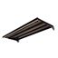 Picture of 2 Position Solid Shelf Assembly w/ LED - 36" x 22" - Black
