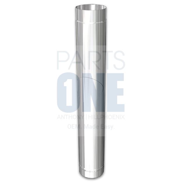 Picture of Acrylic Glass Flue - 48" x 4" x 0.1875"