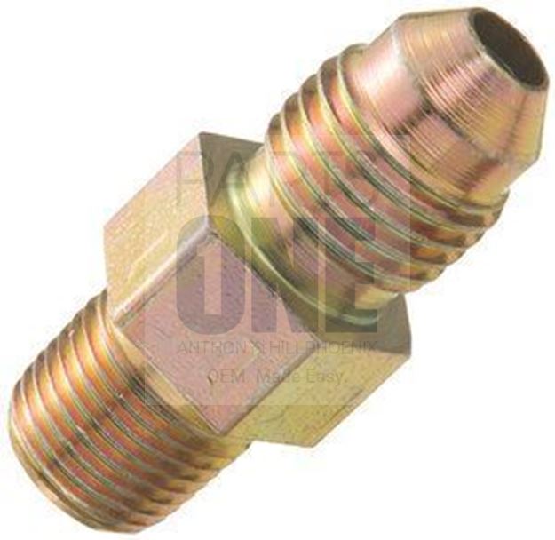 Picture of Steel Straight Connector - 1/4" Male JIC 37° x 1/4" Male NPT