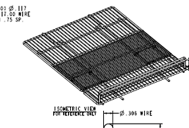 Picture of Wire Rack  with 3" Lip