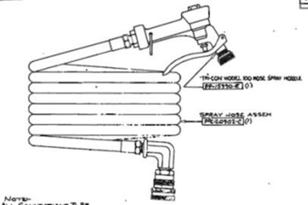 Picture of 20' Spray Hose w/ Nozzle
