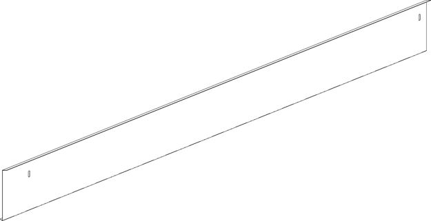 Picture of Kickplate Metal 2DR