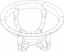 Picture of 8" Fan Motor Basket - Steel