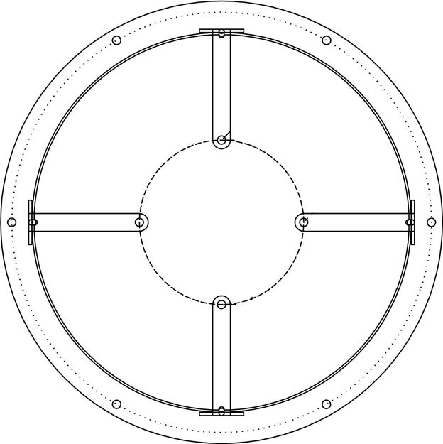 Picture of 8" Fan Motor Basket - Metal